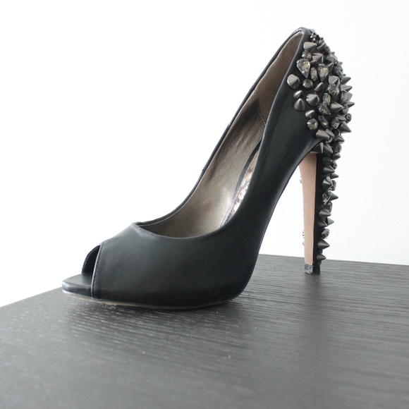 Sam Edelman | Black Spike Heels - Picture 1 of 1